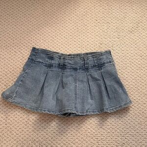 Almost Famous Denim Mini skater skirt Size M